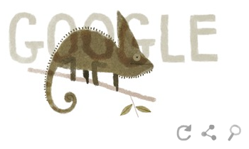 google_doodle_veiled_chameleon_earth_day_2014